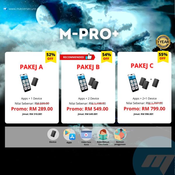 m-pro mastersecure-price-weekly sale-gps tracker